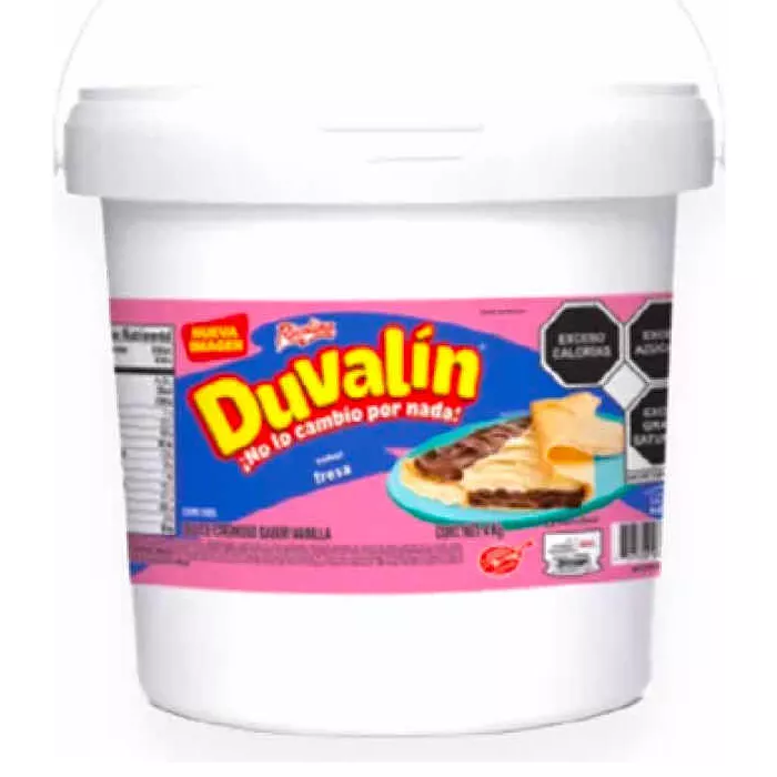 Ricolino Duvalin Fresa Cubeta 4 KG