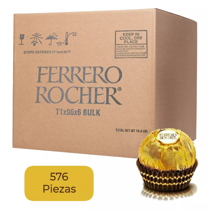 Ferrero Rocher A Granel Caja Con 576 Piezas