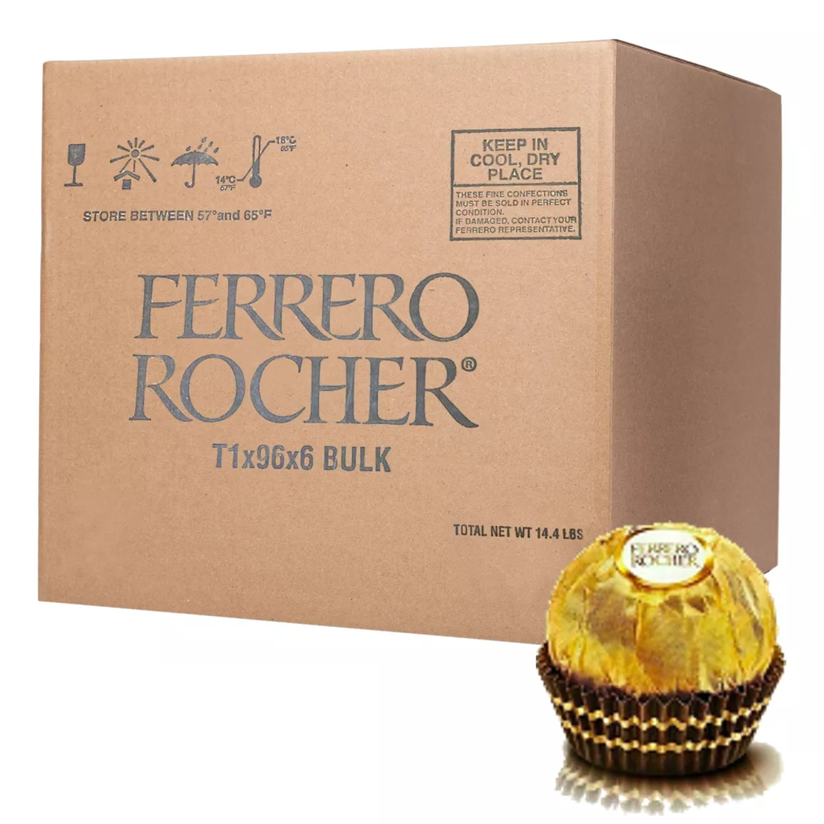Ferrero Rocher A Granel Caja Con 576 Piezas