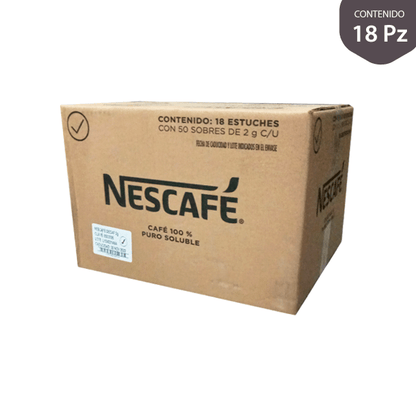 Nescafé Stick - Porciones 2g, con 50 piezas