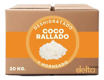 Coco Rallado Deshidratado – Caja de 20 kg