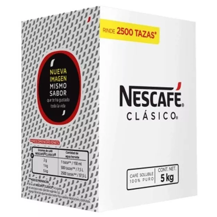 Nescafé Clasico Soluble Caja 5 KG