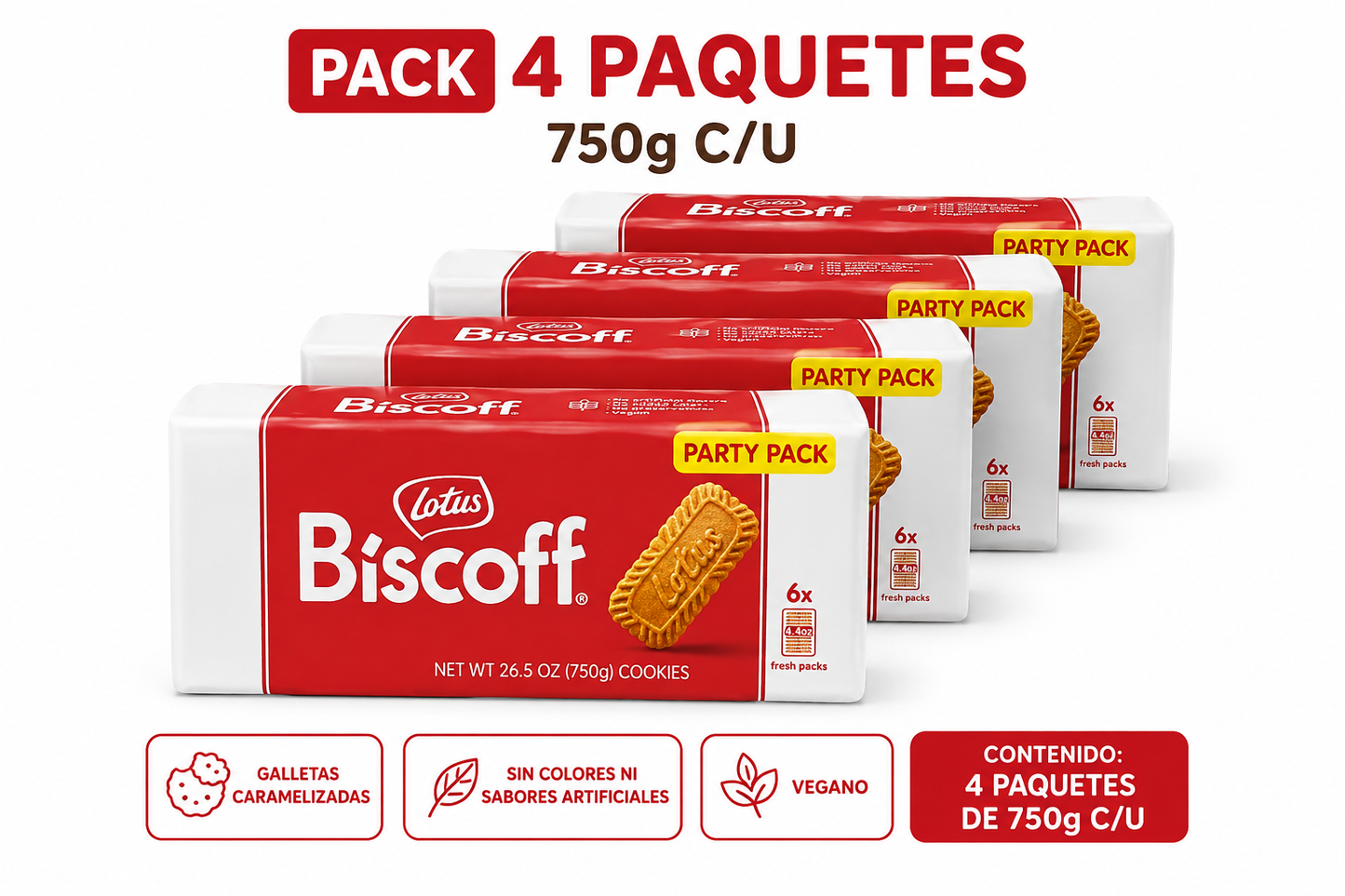 Lotus Biscoff Galleta 750g
