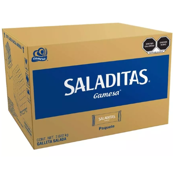 Gamesa Saladitas Caja 200 piezas 13 gramos